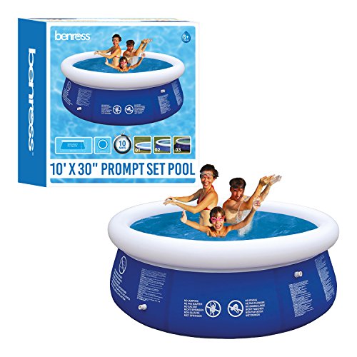 Benross 84880 10ft Garden Round Inflatable Prompt Set Swimming Pool (Extra Large), Blue