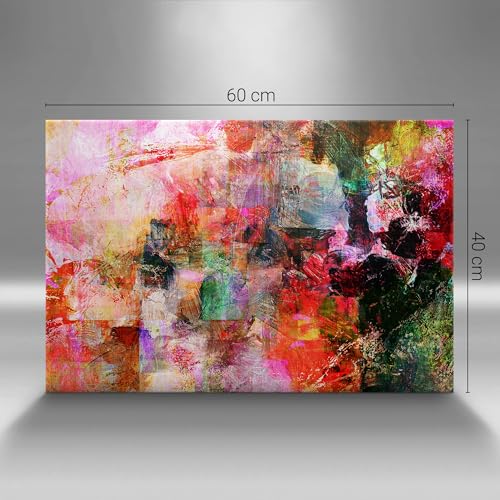 Grand Tableaux Composition abstraite Wallfluent Décoration Murale Peinte - 4