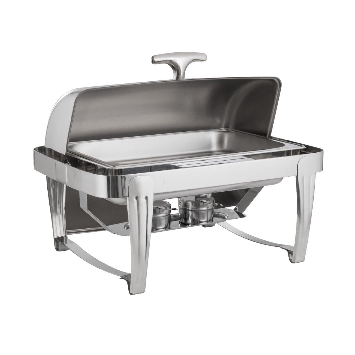 GastroHero Chafing Dish ECO GN 1/1 Edelstahl Rolltopdeckel Gastronomiebedarf
