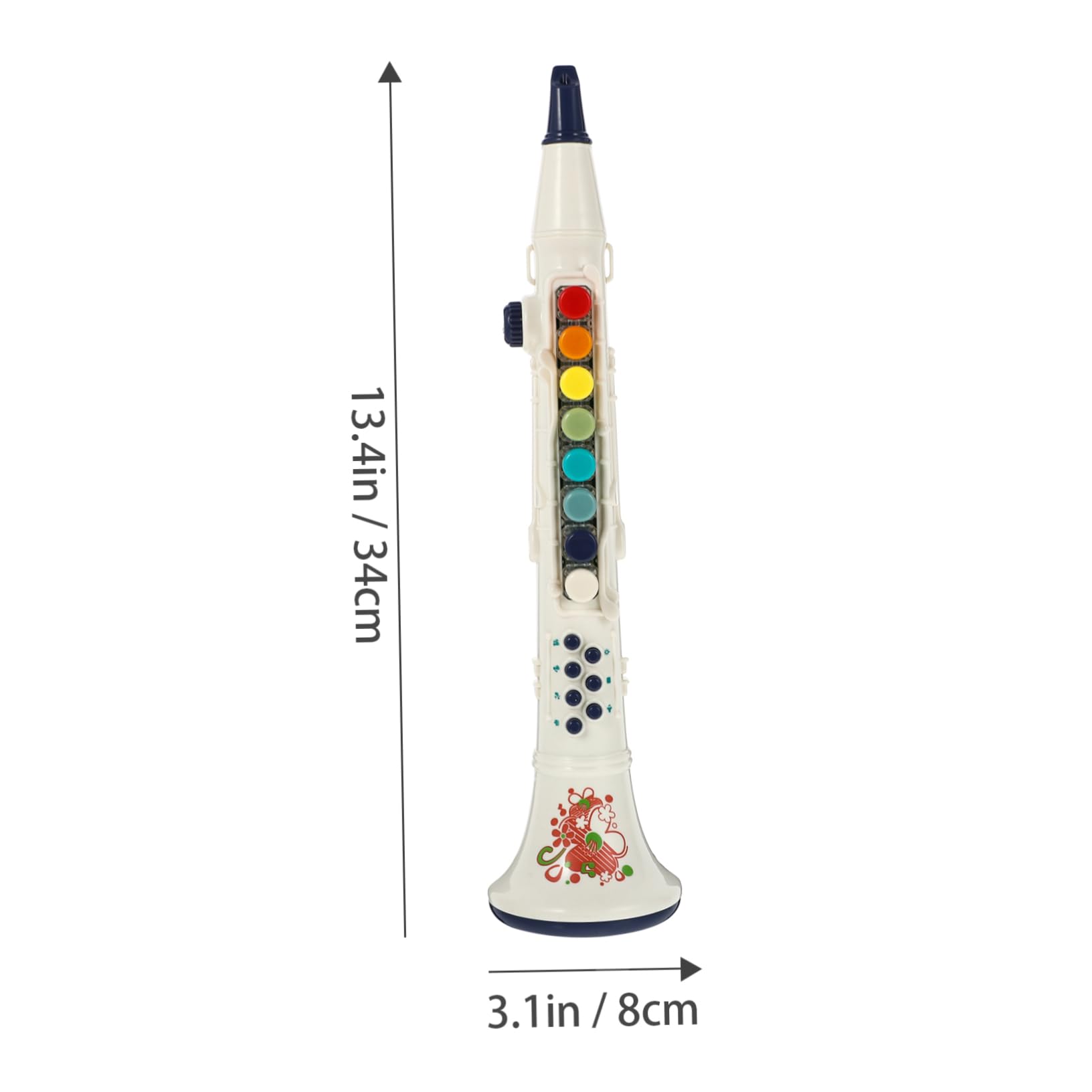 Kisangel Set Boys and Girls Musical Clarinet Toy Abs Material Child Wind Instruments Learning Toy Musical Boys Girls