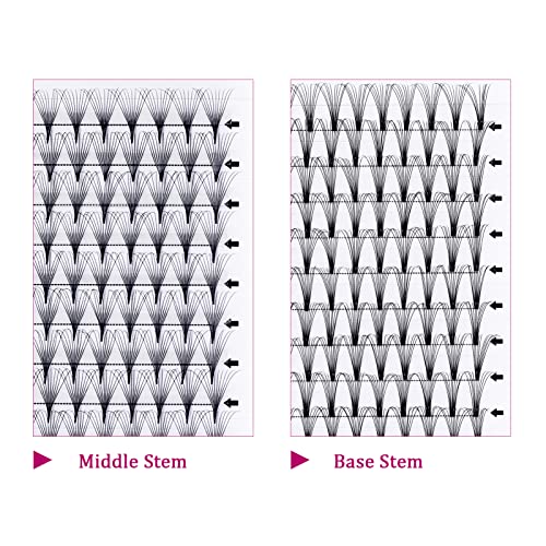 Fadlash Pre-Made Eyelash Extension 10D 0.07mm D Curl 11-19mm Mixed Length Volume Russian Eyelash Extensions Pre Fanned Lashes Fans - Image 4