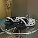 Hanfike Womens Casual Fashion Slide Mules with Rhinestone Closed Toe Comfort Flats A1800 Multicolor US 9.5