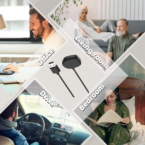 Cable USB-C para reloj inteligente compatible con Amazfit T-Rex 3 largo 6