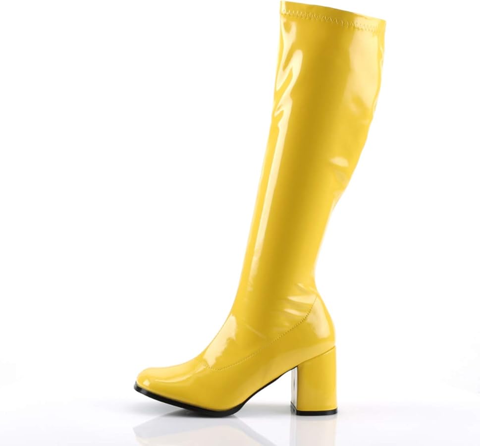 Amazon.com | Funtasma by Pleaser Women's Gogo-300 Boot,Yellow