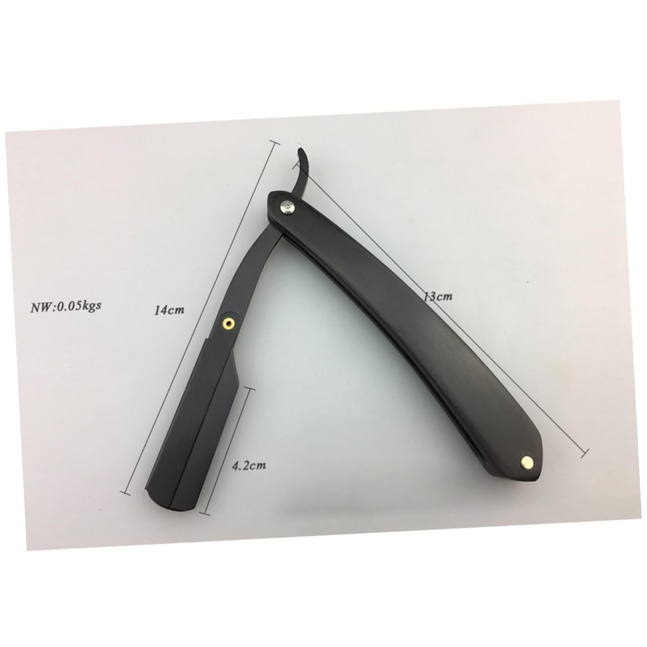 Healeved Folding Razor Shaving Mens Barber Razors for Beard Sideburns Short Hair