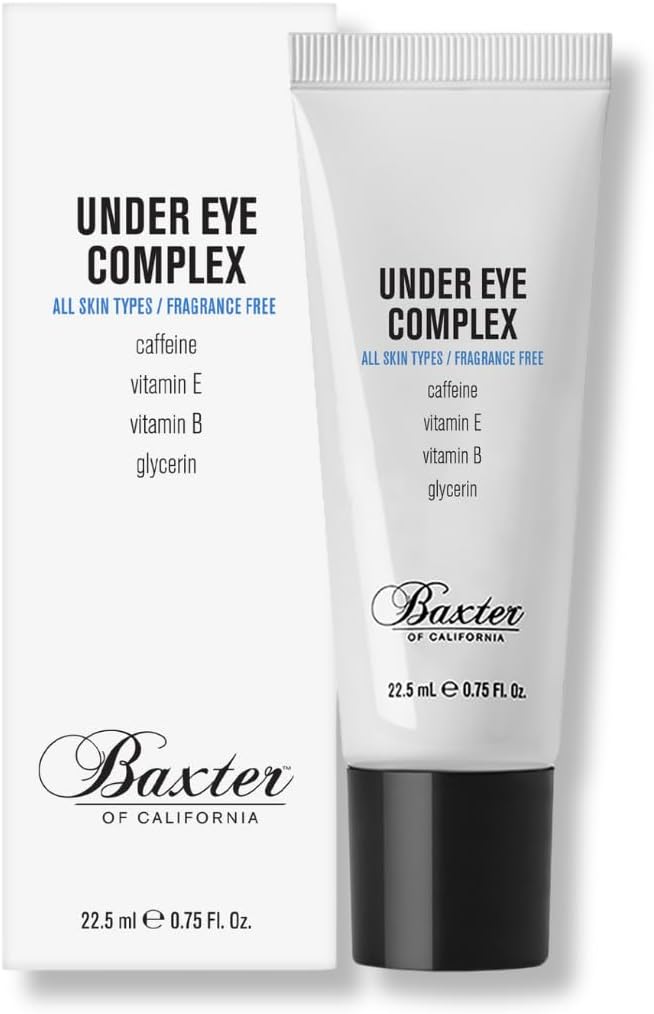 Under Eye Cream for Men, Depuffing and Line Reducing, Unscented