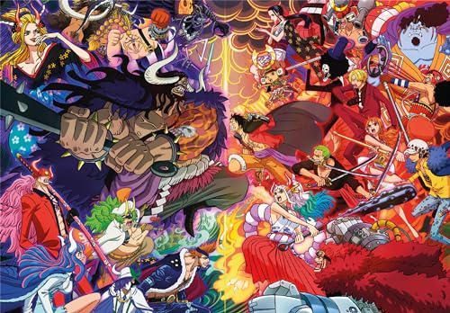 Puzzle 1000 pièces + poster : One Piece Clementoni Puzzles - vue 3