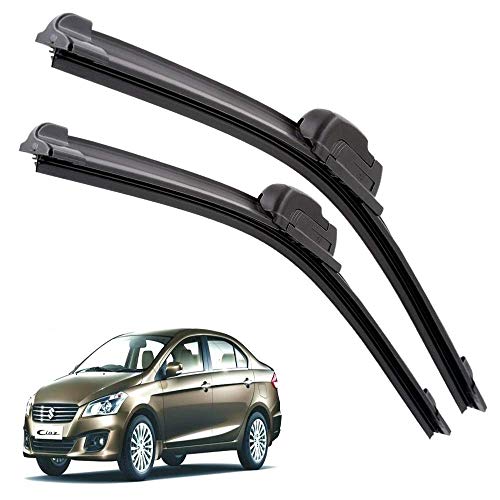 Image of Euro Care Windshield Car Wiper Blades Compatibility With Maruti Suzuki Ciaz (Model : 2012-2018) - Set of 2Pc (D-24,P-16)