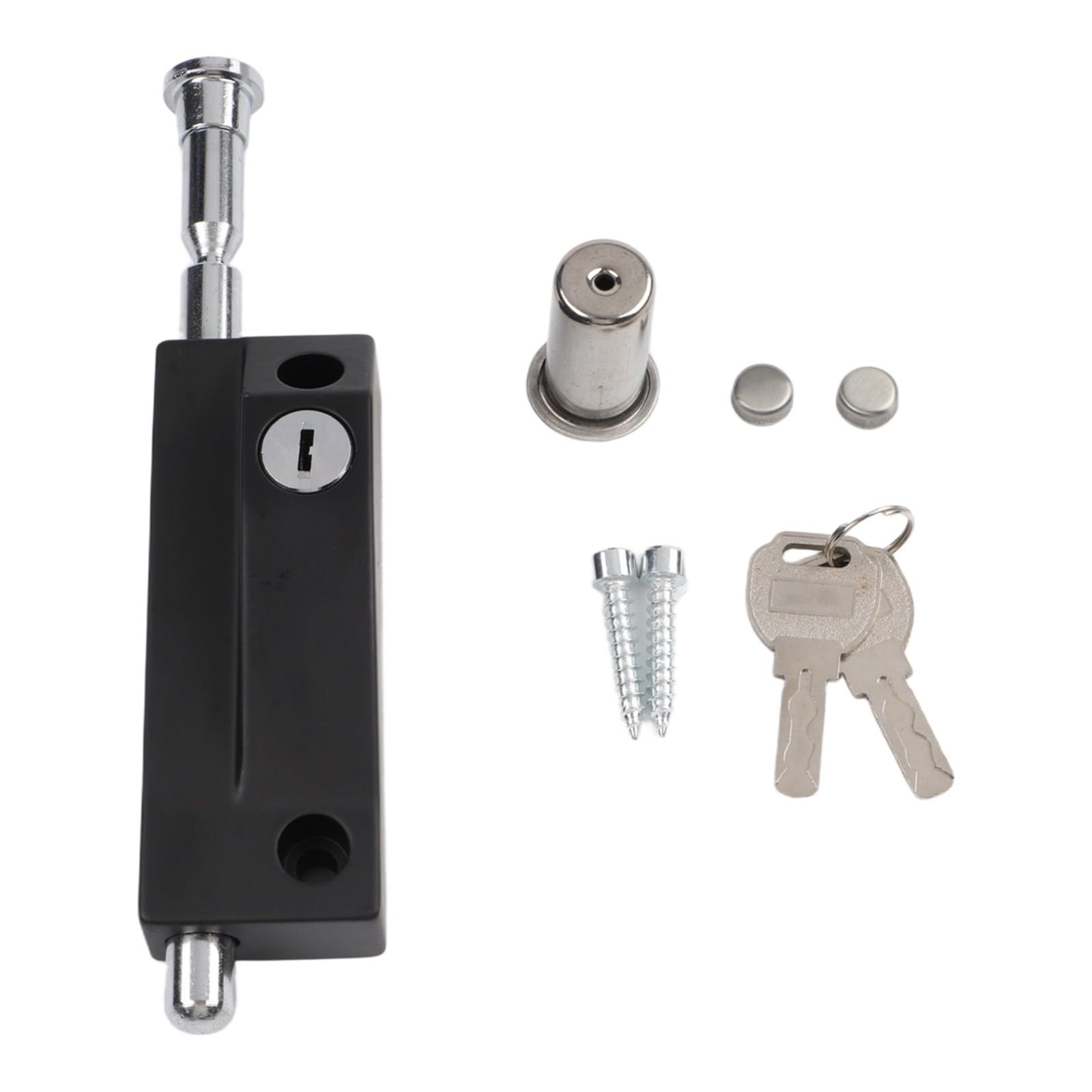 Verrou de sol anti vent pour bloquer le battant d'une double porte