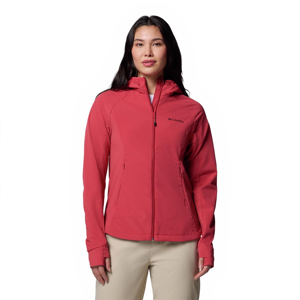 Columbia Women's Sweet As 3 Hooded Softshell, Softshell Jacket, Daredevil, M