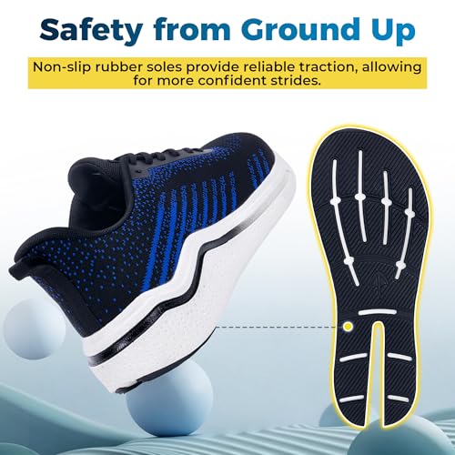 Image of Walking Shoes for Men Arch Support Plantar Fasciitis Shoes Orthotic Tennis Sneakers for Foot Pain Relief