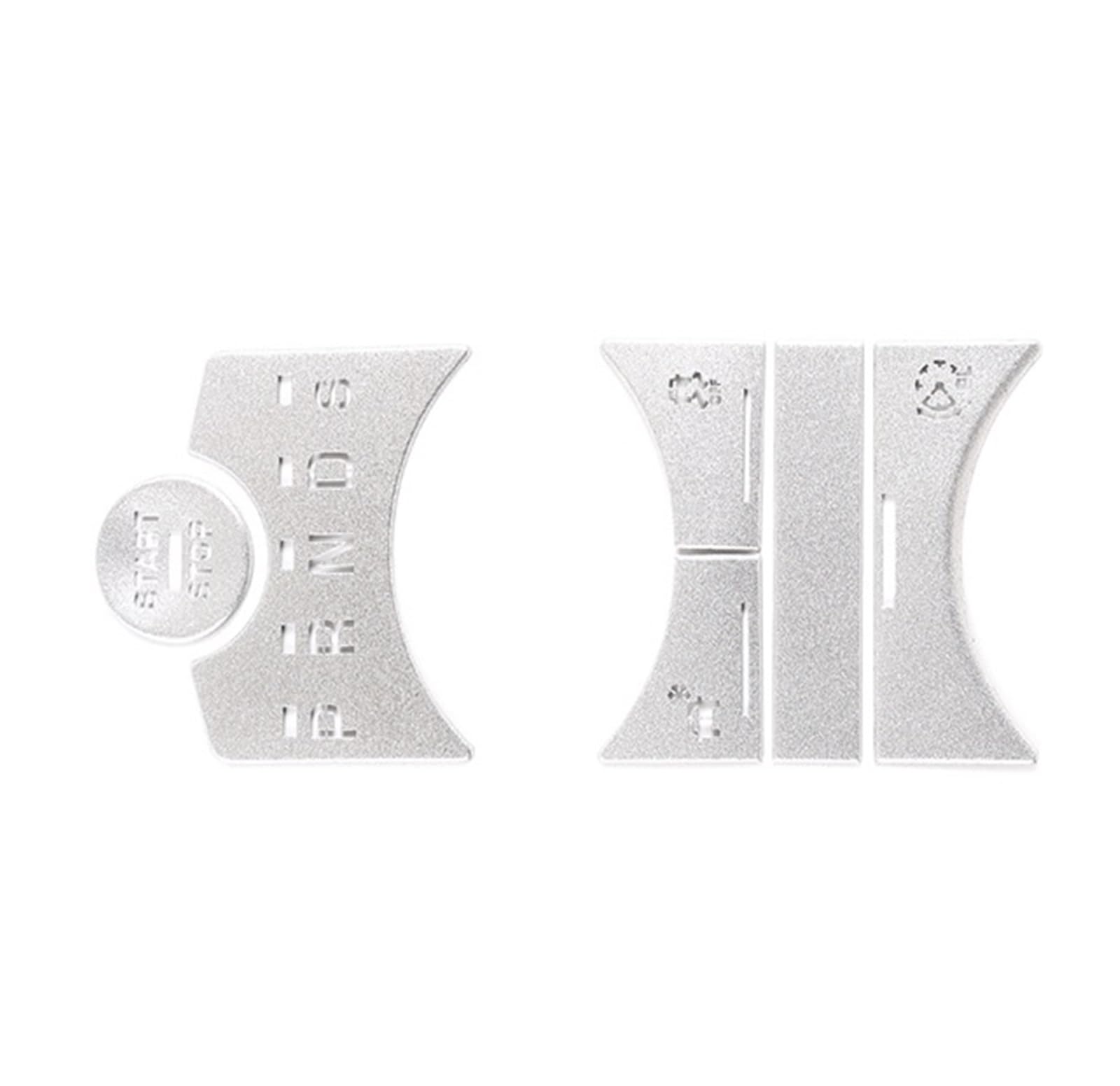for Jaguar for XF 2012-2015 Car Central Control Gear Shift Panel Buttons Covers Stickers Trim Interior Accessories Car Interior Mouldings(Style 2)