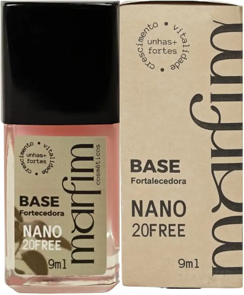 Base Fortalecedora NANO Marfim - Tratamento Para Unhas Fracas E Quebradiças - Leve 1 Unidade ou Monte Seu Kit (1 Unidade)