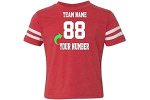 Toddler Football Jersey, Personalized with Any Name and Number
