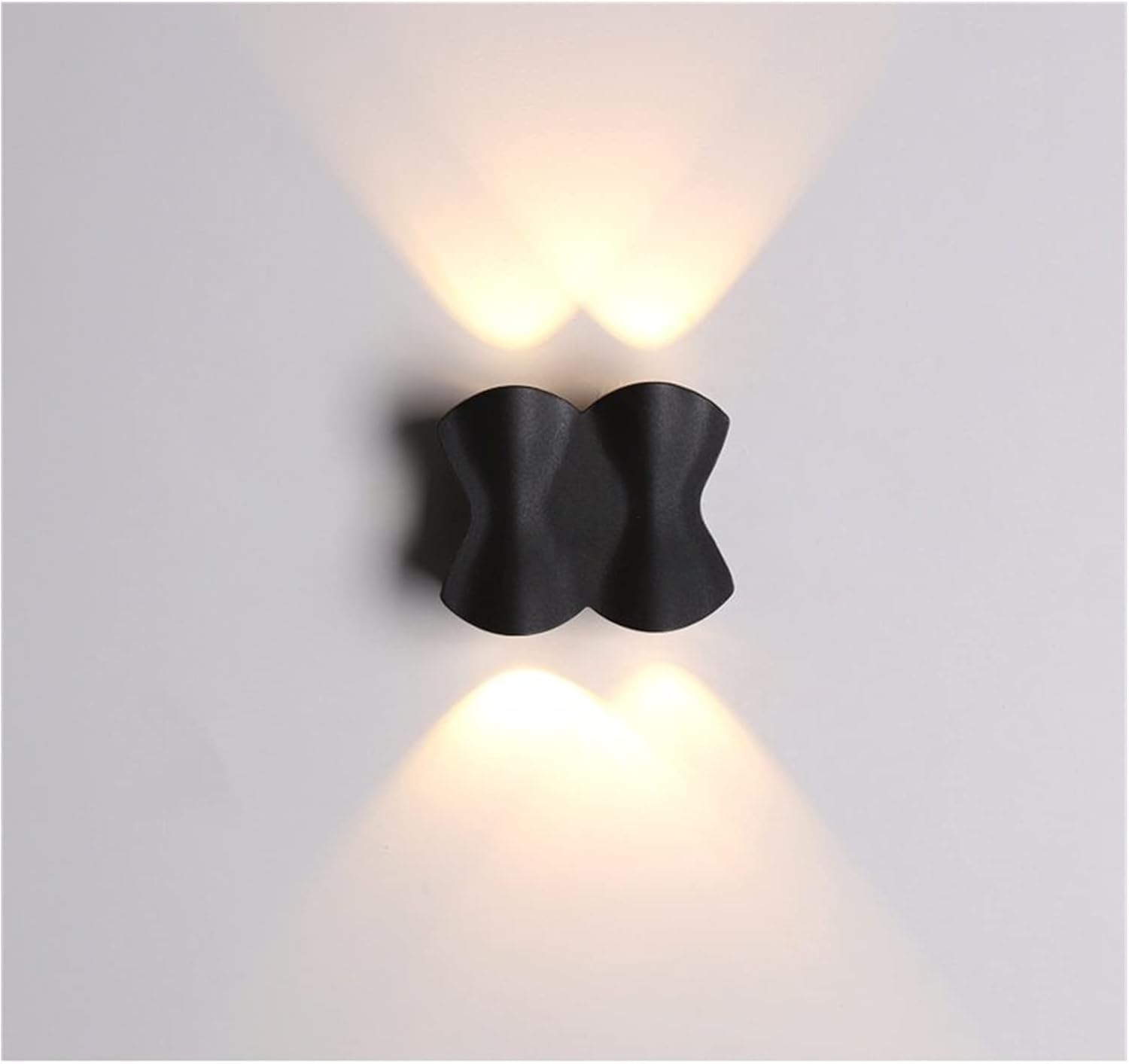 SMCCYYSD Waterproof Outdoor Wall Lamp - Double LED Courtyard Lighting for Corridor, Staircase & Exterior Door Stylish Chandelier Design