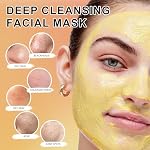 TJE Turmeric Face Mask with Vitamin C, Turmeric Vitamin C Clay Mask for Dark Spots, Dull Skin, Cleansing Pores & Blackheads, Moisturizing & Improve Uneven Skin Tone - Image 4