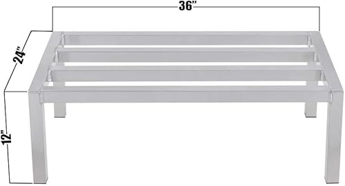 Miniatura 2 de Bastidor de aluminio de 36 x 24 pulgadas  12 pulgadas fuera del piso  Capacidad de 1200 libras