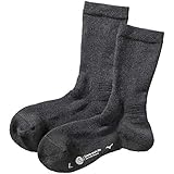 [ミズノ] アウトドアトラベルウェア ブレスサーモウール 中厚ソックス Go to by mizuno B2JX9702 レディース チャコールグレー 22.0-24.0 cm