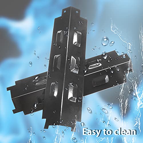 Vicool 14 5/8 X 4 1/4'' Heat Plate Shield Replacement For Charbroil, Savor Pro, Kenmore, Master Chef, Rangemaster, Porcelain Steel, 3-Pack, Hyj853A #TOP3