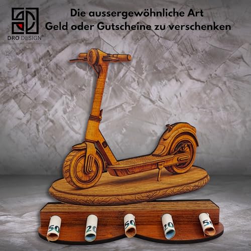 DRO Design – Hochwertiges Geldgeschenk DIY personalisierte Geschenkverpackung für Geburtstag Jubiläum Geldgeschenke E-Scooter