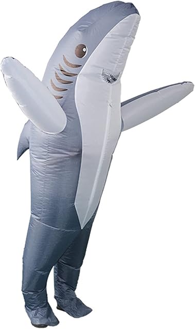 SHENGMEI Inflatable Dinosaur Costume, Funny Inflatable Costume Halloween and Christmas Party Cosplay Costume for Teen Adults Kids