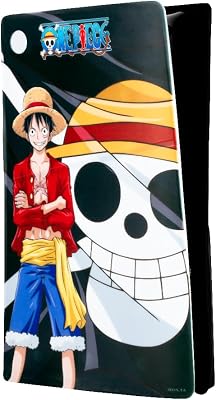 Konix One Piece – Funda Protectora para Consola PS5 Slim, Silicona, antigolpes, Resistente a los arañazos, diseño de Luffy, Color Negro