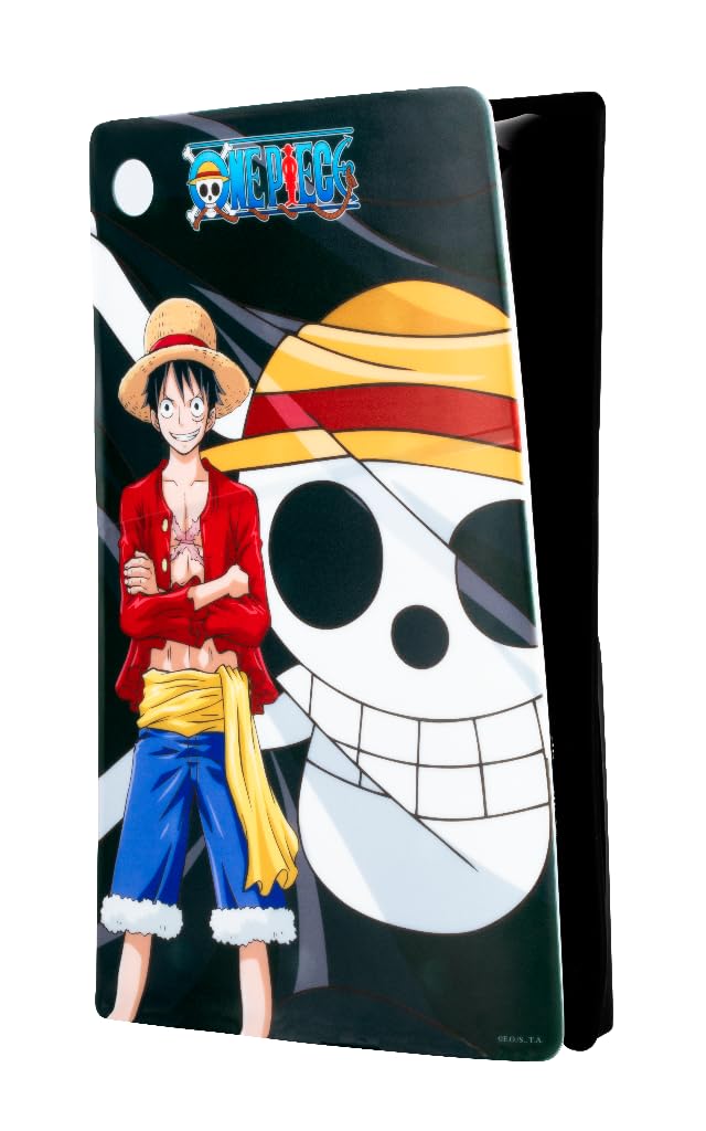Konix One Piece Protective Case for PS5 Console Slim Silicone Shockproof Scratch-Resistant Luffy Motif Black