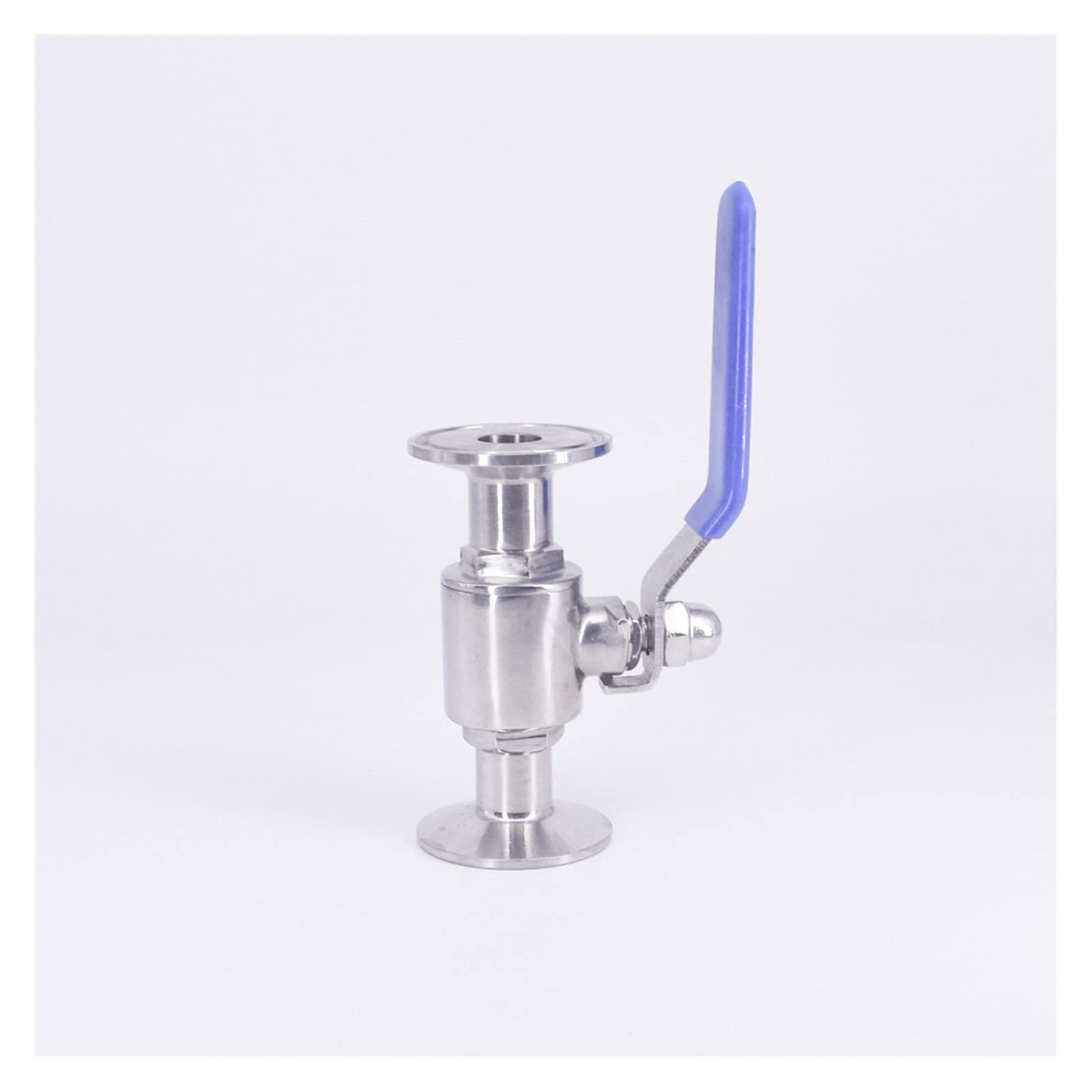 VSPPJYFG Ball Valve Hot And Cold Water Stop 19mm 3/4" Pipe Outer Diameter X 1.5" Three-clamp Sanitary Ball Globe Valve SUS 304 Stainless Steel
