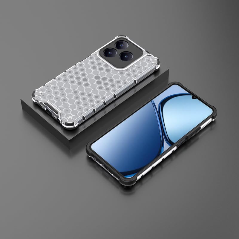 Image of Plastic Bumper Back Case Cover for Realme C63 / Narzo N63 (Transparent)