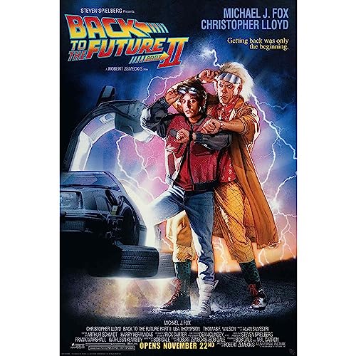 GB Eye – Poster du Film RETOUR VERS LE FUTUR II – Produit Officiel – Format 61 x 91,5 cm – Papier Laminé Haute Qualité – Affiche Cinéma Collector