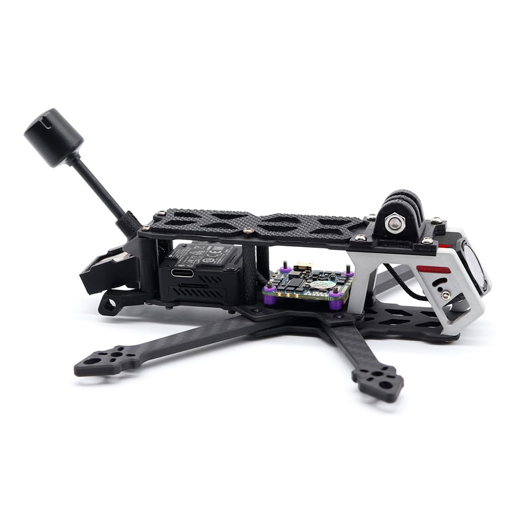 160 mm/3,5 Zoll 225 mm/5 Zoll Radstand Drohne Rahmen Kit Kompatibel mit O3 Air Drohne (160 mm 3,5 Zoll)