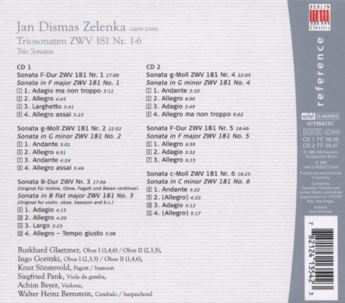 Vista 2 de Jan Dismas Zelenka Triosonaten Trio Sonatas