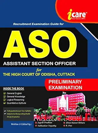 Recruitment Examination Guide ASO for High Court of Odisha