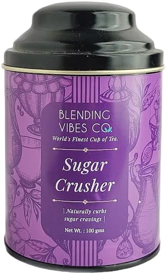 Blending Vibes Co. Peppermint, Stevia & Licorice Sugar Crusher Tea 200Gms
