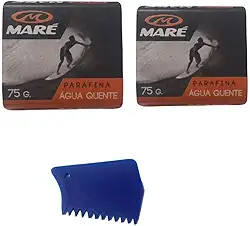 Parafina Surf Maré + 1 Raspador Combo 2 Parafina Prancha de Surf Mare + 1 Raspador