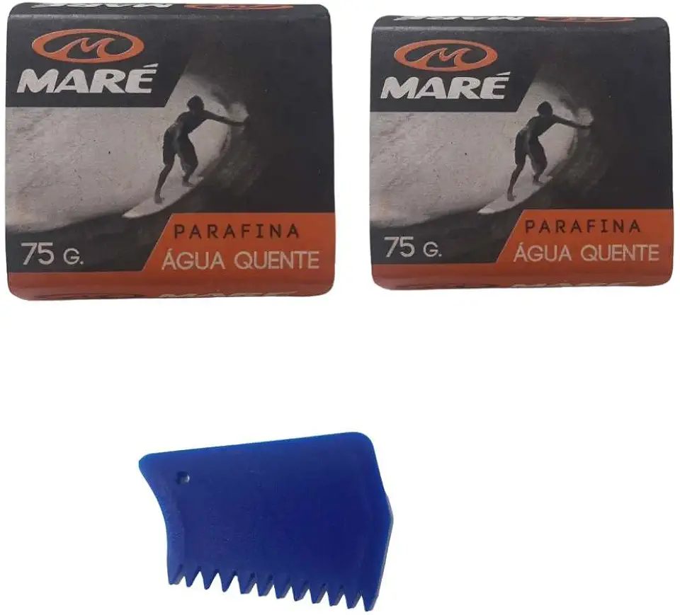 Parafina Surf Maré + 1 Raspador Combo 2 Parafina Prancha de Surf Mare + 1 Raspador