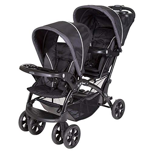 Baby Trend Sit N’ Stand Double Stroller, Onyx