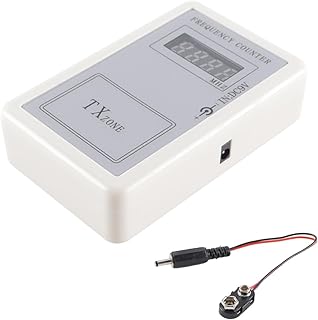 Fasizi Probador de control remoto, control de señal de llavero de coche, instrumento de medición inalámbrico, contador de frecuencia digital portátil de 260-450 MHz
