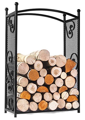 Cook King Brennholzgestell Cherry für Holz für Feuerschale 90x60x25cm