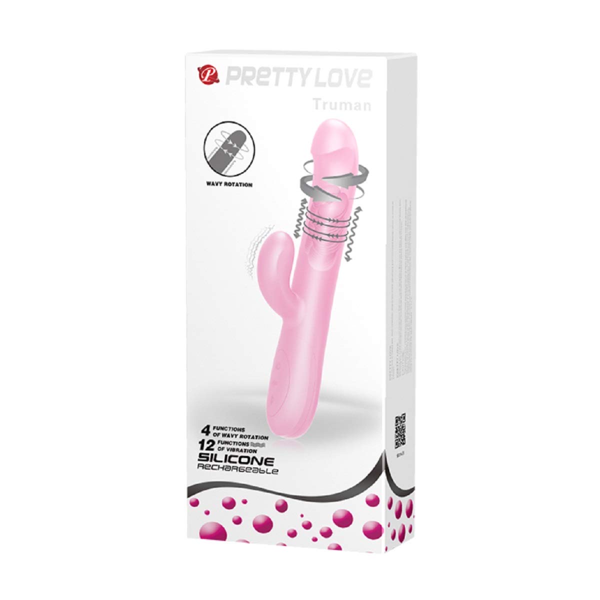 Baile Vibromasseur Rechargeable Rotatif Truman Rose