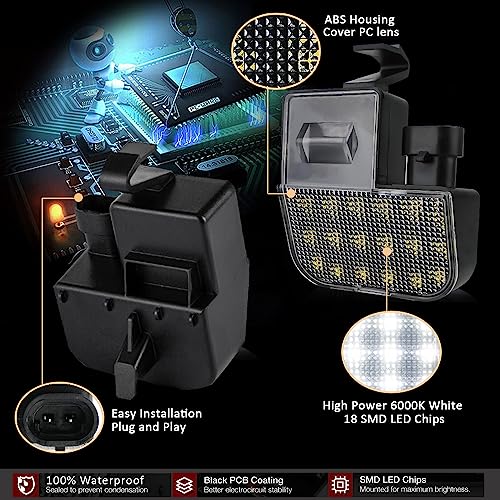 D-Lumina LED luz motor para Chevy GMC 18-SMD 6000K miniatura 6