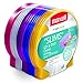 Maxell – CD-355 Clam-Shells CD/DVD Jewel Cases - 5mm Thickness, Easy to Store Design with Protect Discs from Dust & Scratches - Versatile Clear Cases for CDs, DVDs, and Blu-rays – 20 Pack, Multicolor
