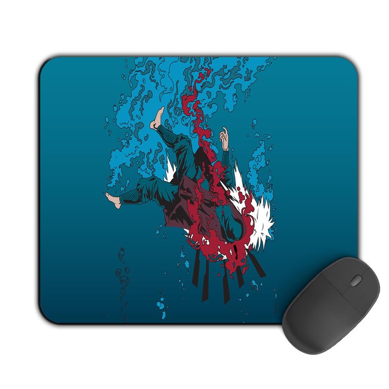 Image of Kirmada Gaming Mouse Pad - Jiraya in Water (Naruto) Non-Slip Rubber Base - Durable, Smooth Surface, Ergonomic Design, Easy to Clean -Small Size for Mackbook,Laptop,Desktop