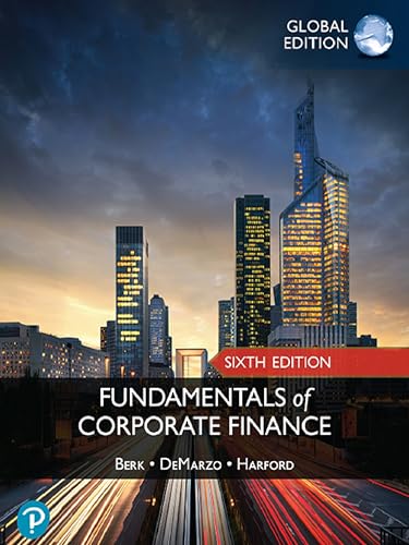Fundamentals Of Corporate Finance, Global Edition (Book
