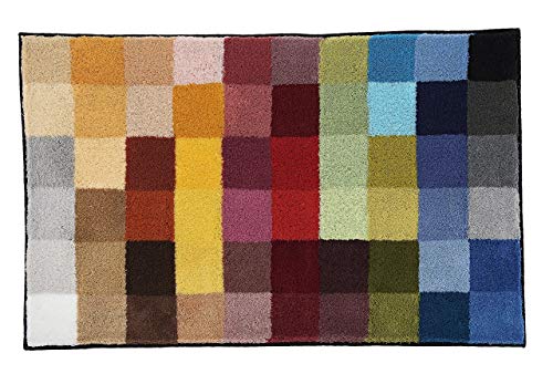 Kleine Wolke Cubetto Bath Mat, Polyacrylic, Multi-Colour, 75 x 120 cm