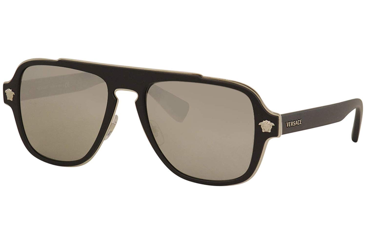 Man Sunglasses Black Frame, Dark Grey Lenses, 56MM