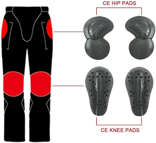 Miniatura 4 de Pantalones de motocicleta, versátiles y duraderos jeans de motocicleta para hombres y mujeres, pantalones de equitación con almohadillas Kenn y
