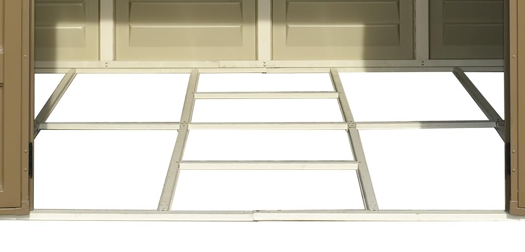 Duramax (30214-4) Capanno in vinile con lati in legno V2, 10 x 8 piedi, colore: avorio/marrone