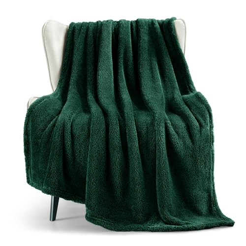 Exclusivo Mezcla Soft Fleece Throw Blanket for Sofa Super Soft Velvet Plush Blanket for Bed Fuzzy Cozy and Warm for All Seasons 127x152 CM
