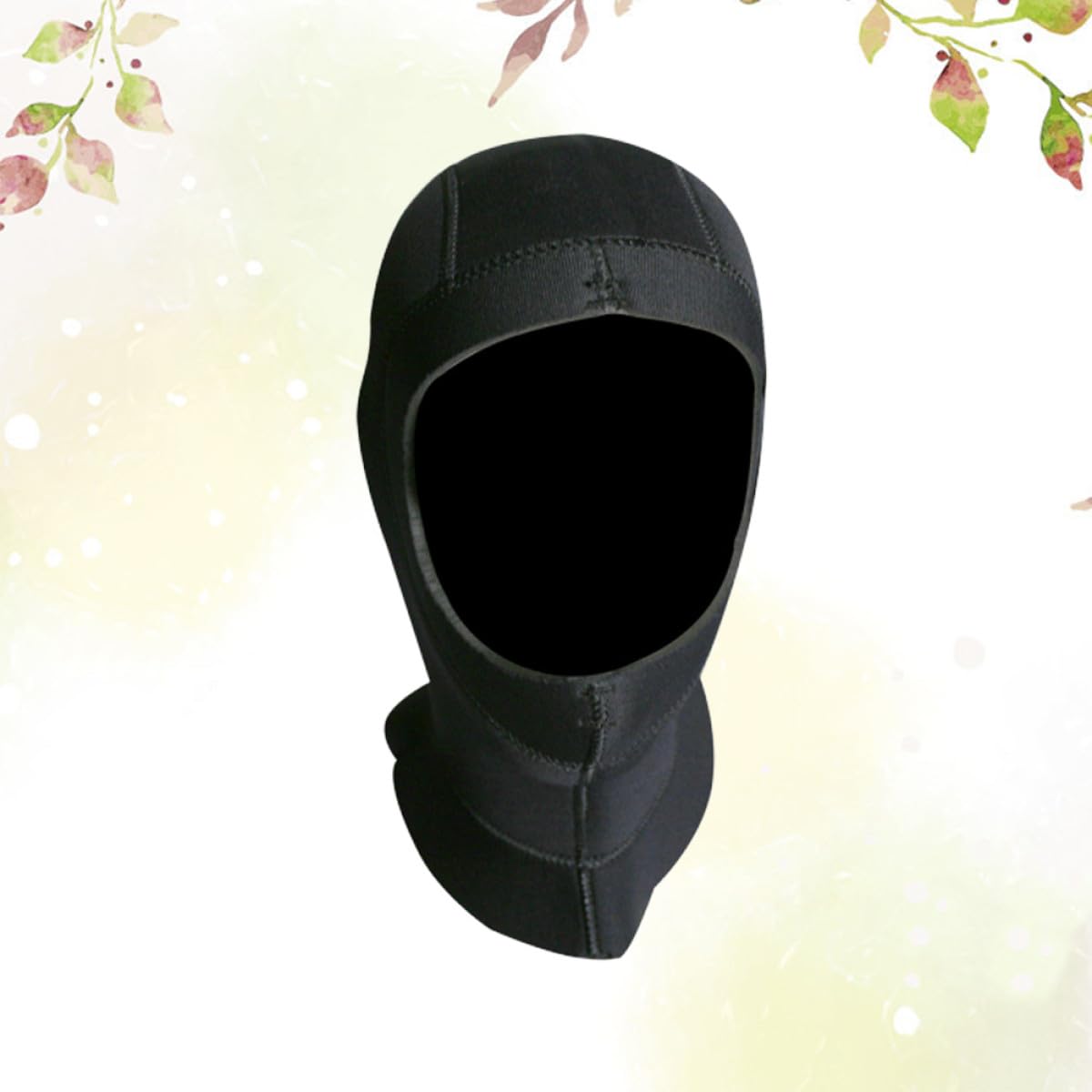 WOONEKY Capucha de Neopreno para Submarinismo Protección Térmica y UV Diseño Ajustado para Adultos para Surf Buceo y Color Negro